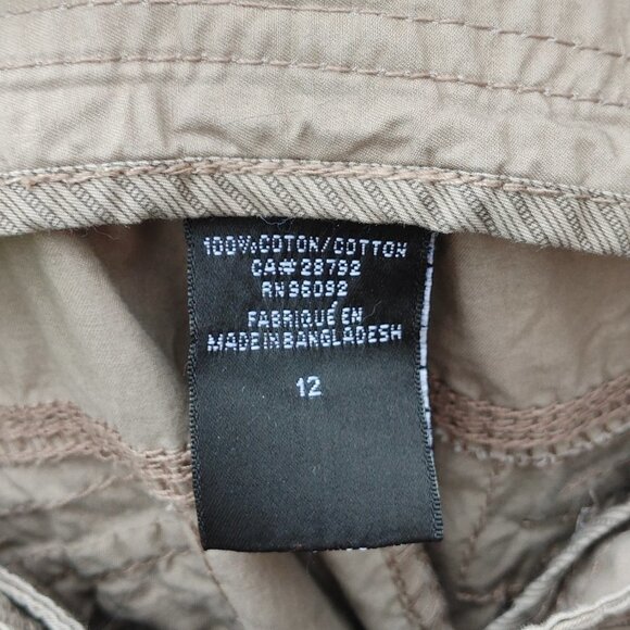 ATTRACTIVE Pin Stripe Woman's CARGO SKIRT Size 12 Dalia Collection - Picture 8 of 12